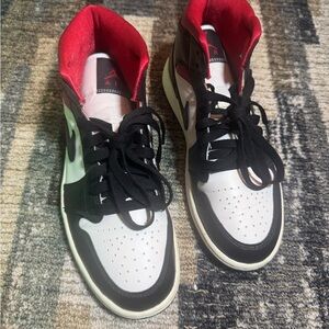 Nike Athletic Shoes - Black, White, Red